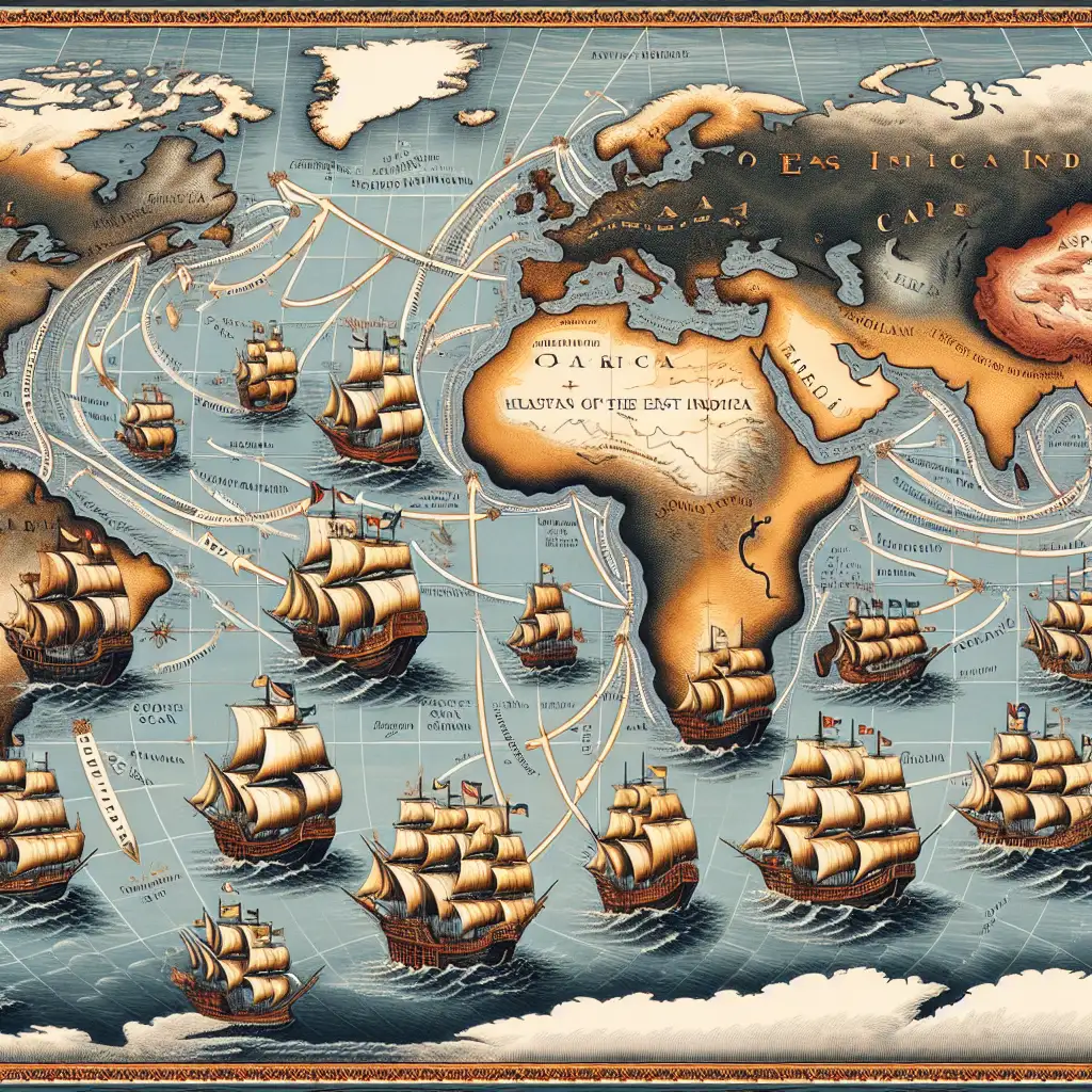 ¿Conoces la ruta portuguesa hacia las Indias Orientales?