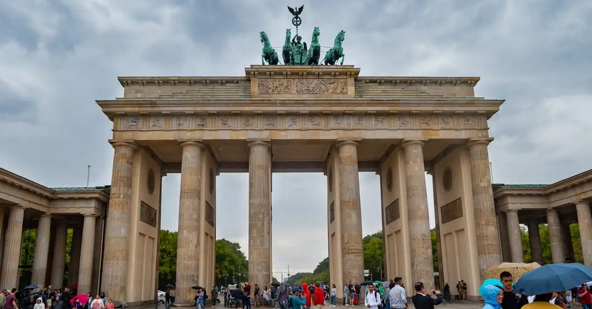 ¿En qué ciudad alemana se encuentra la Puerta de Brandeburgo?
