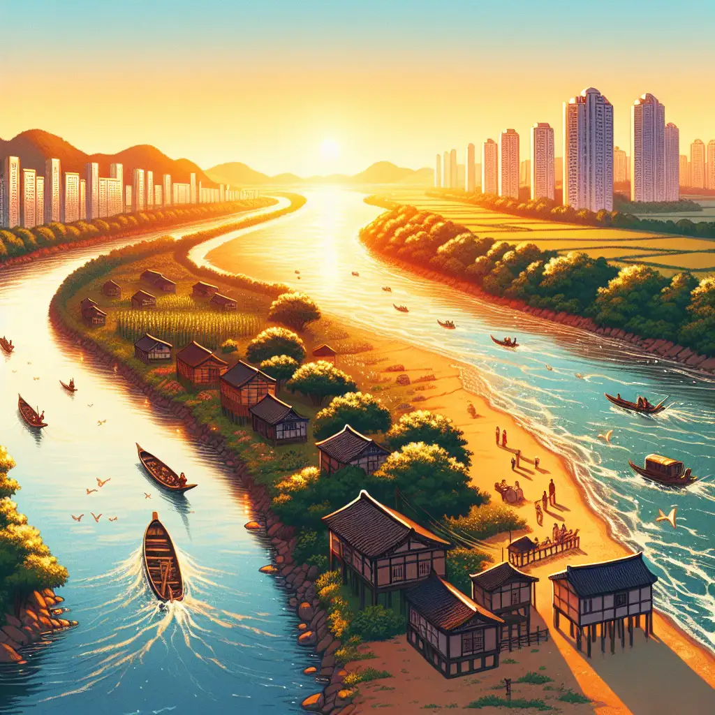 ¿Qué río marca la frontera entre Corea del Norte y China?