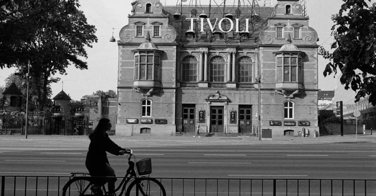 ¿En qué ciudad de Dinamarca se encuentran los jardines de Tivoli?
