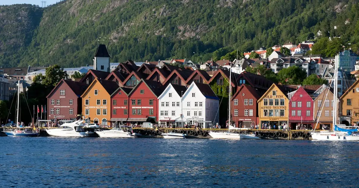 ¿Por qué Bergen, Noruega, destaca por sus casas de madera?