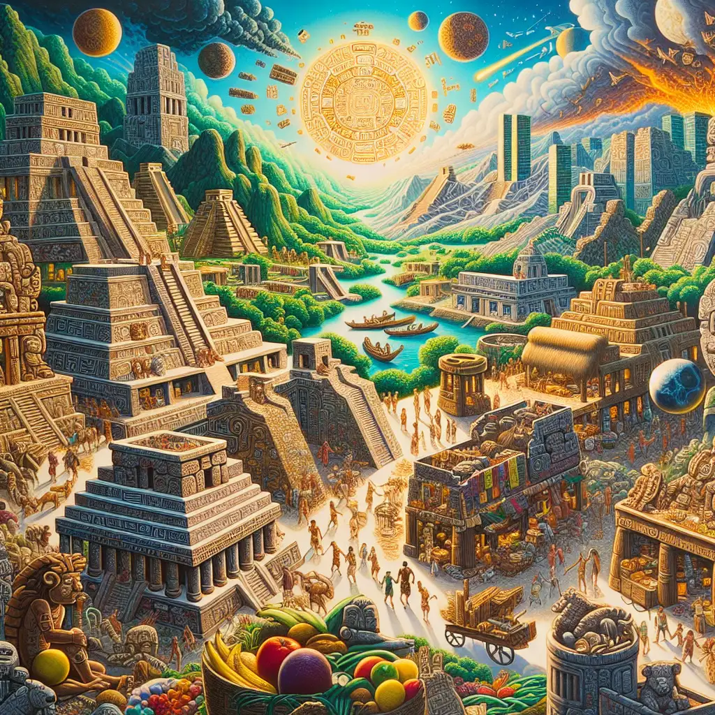 ¿En qué periodo la civilización maya alcanzó su apogeo?