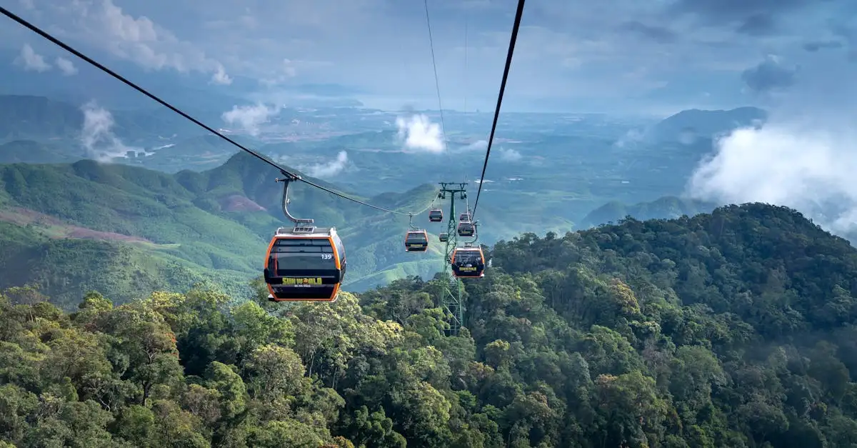 ¿Son los teleféricos clave para el transporte en montañas?