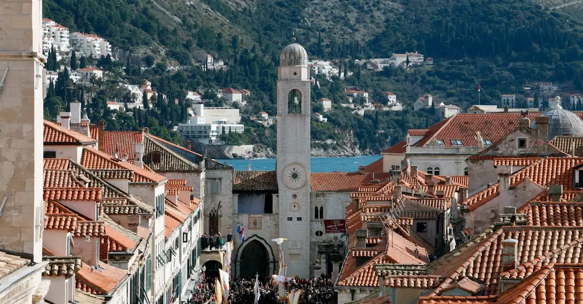 ¿Cuál es la ciudad croata con un hermoso centro medieval?