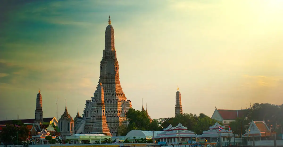 ¿En qué ciudad se encuentra el famoso templo Wat Arun?