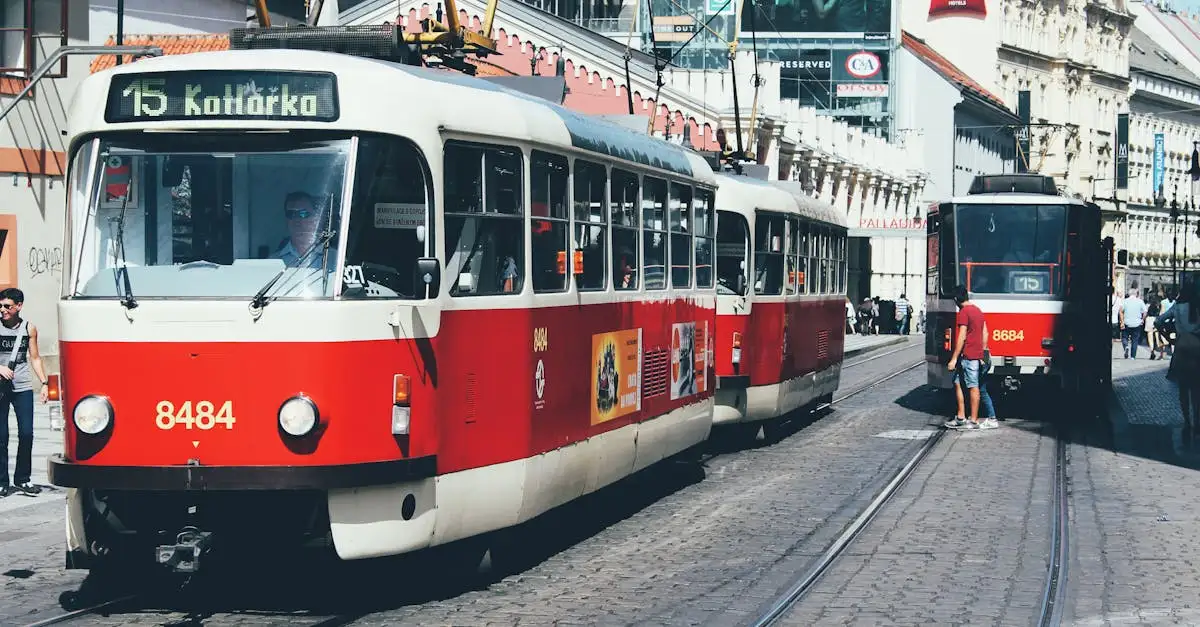 ¿Cómo funcionan los tranvías en la infraestructura urbana?