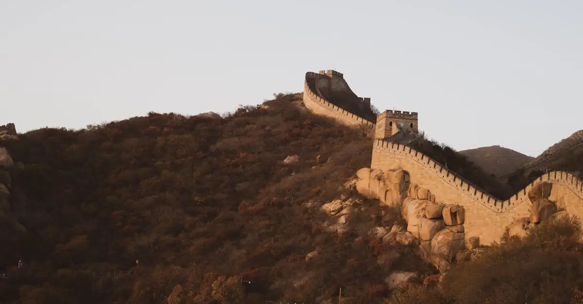¿Cuál sección de la Gran Muralla es una maravilla del mundo?