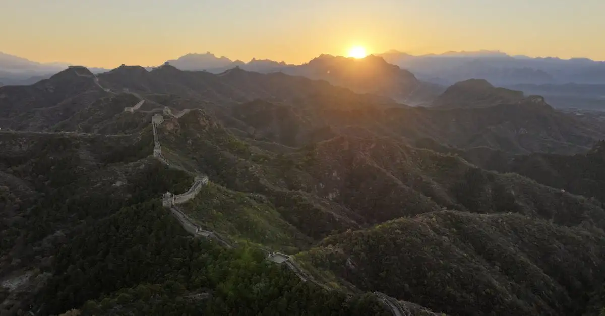 ¿Cuál sección de la Gran Muralla es una maravilla del mundo?