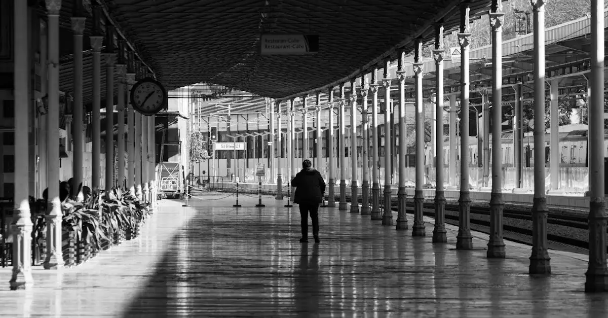 ¿Las estaciones de tren son centros culturales en las ciudades?