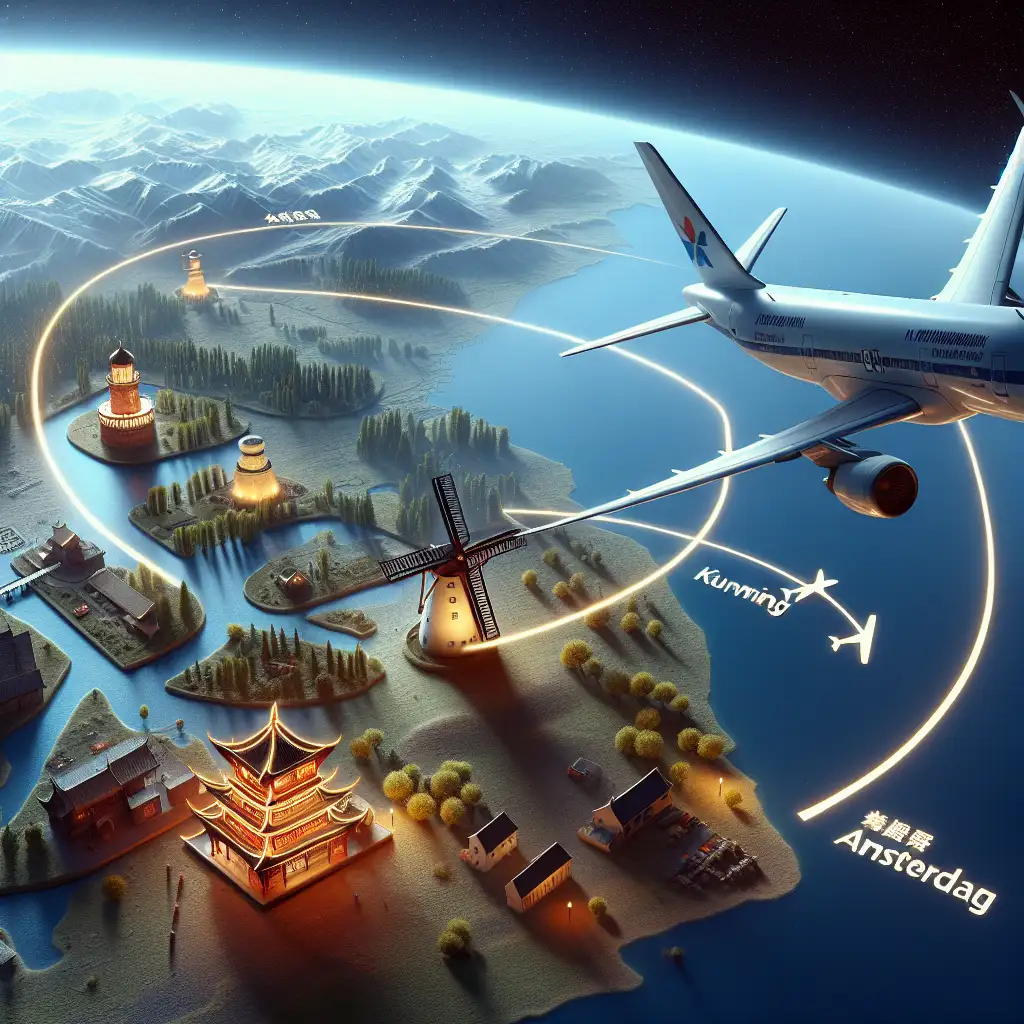 ¿Cuánto dura un vuelo de Ámsterdam a Kunming? Descúbrelo aquí.