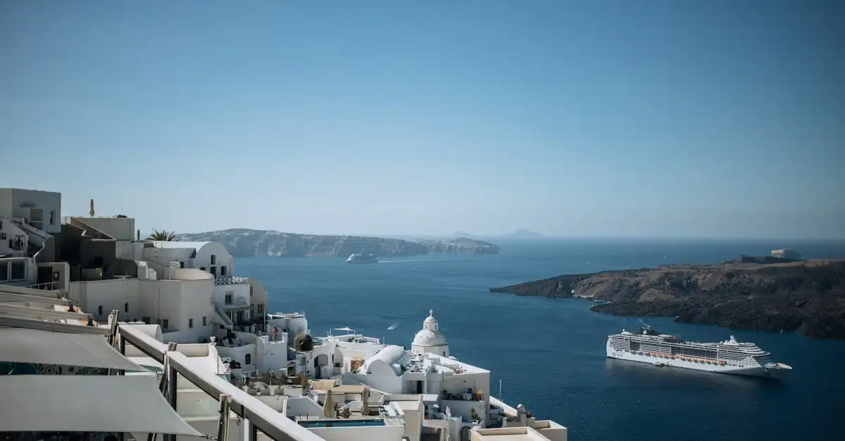 ¿Cuánto tiempo dura el viaje en autobús o tren a Santorini?
