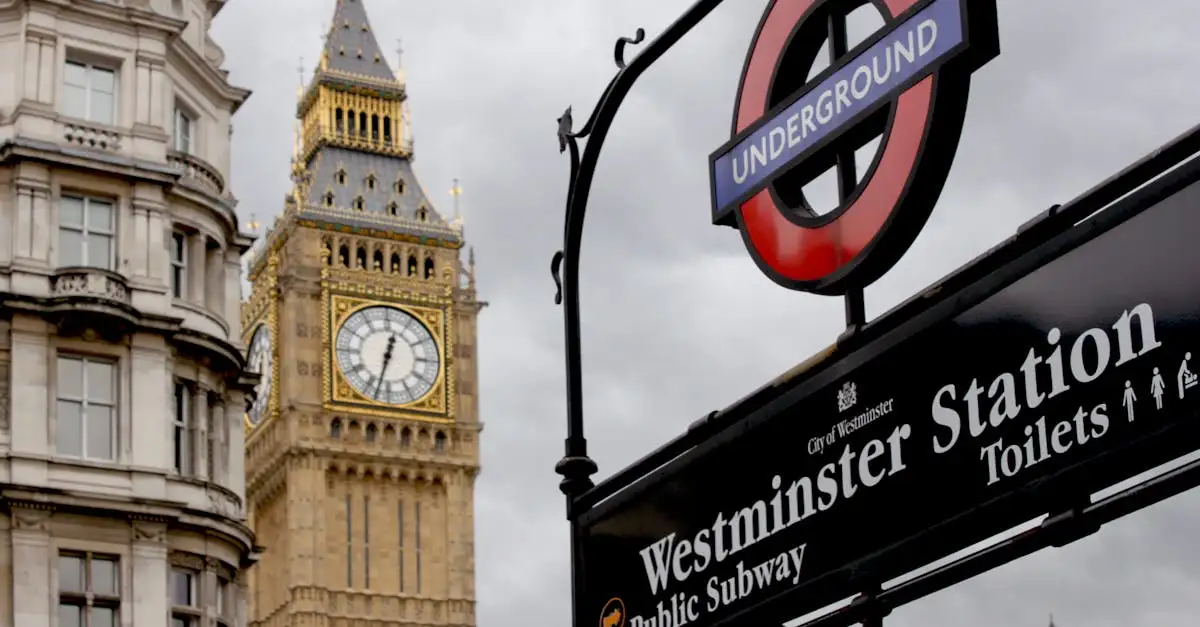¿Dónde está el famoso Palacio de Westminster en Londres?