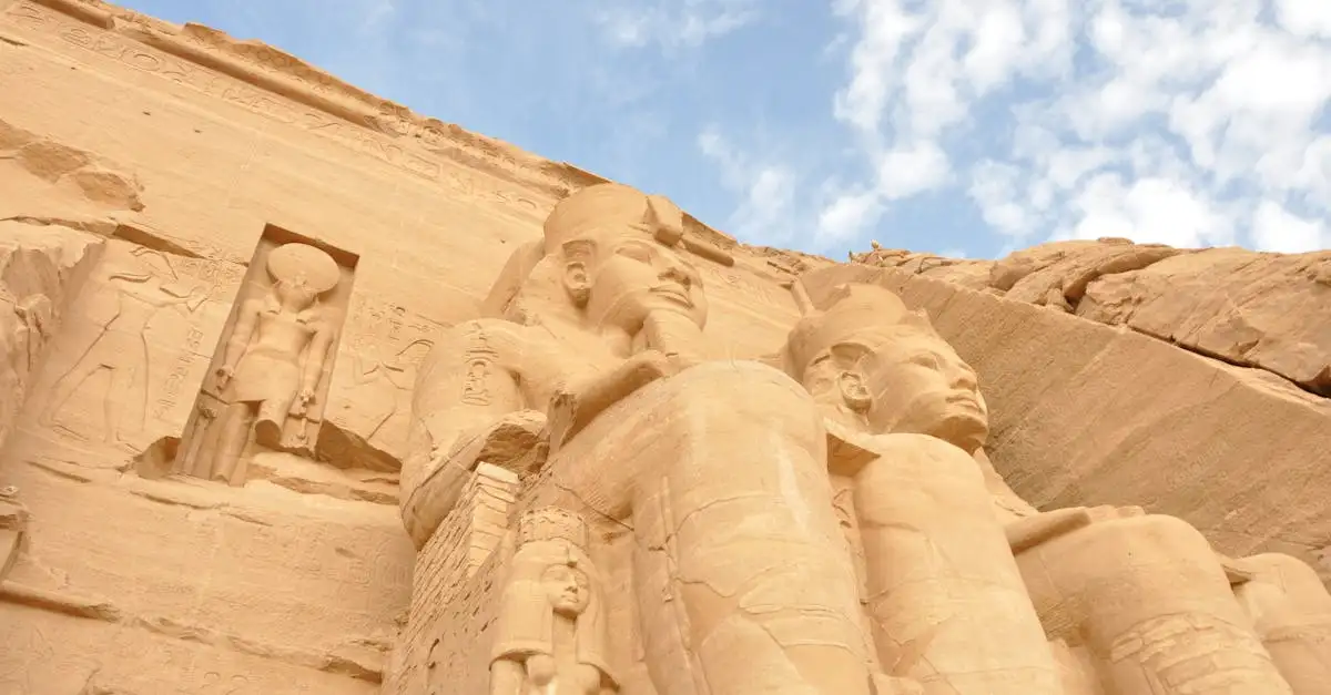 ¿Dónde se encuentran los templos de Abu Simbel en Egipto?