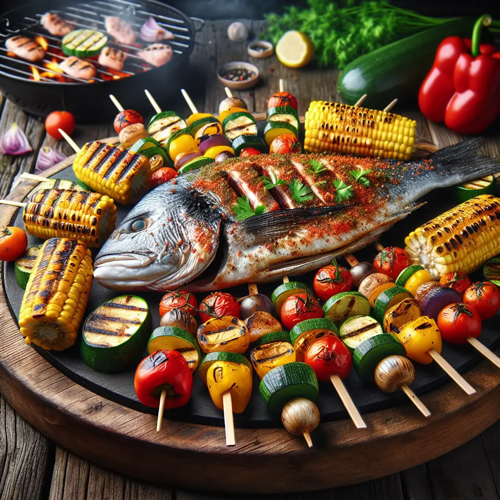 ¿Qué verduras acompañan mejor al pescado a la parrilla?