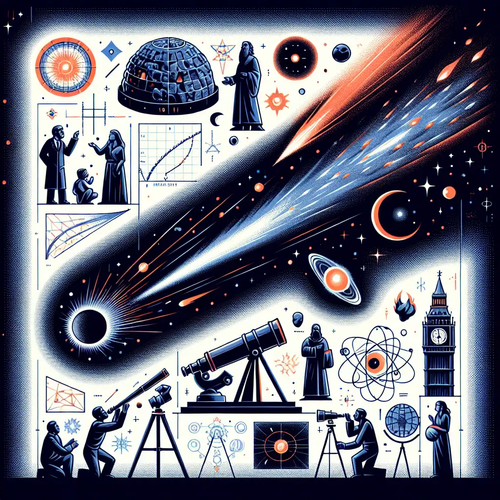 ¿Quiénes son las figuras clave en la historia del cometa Halley?