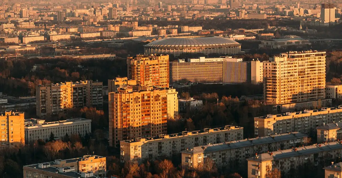 ¿Dónde está el famoso Estadio Luzhnikí en Moscú?