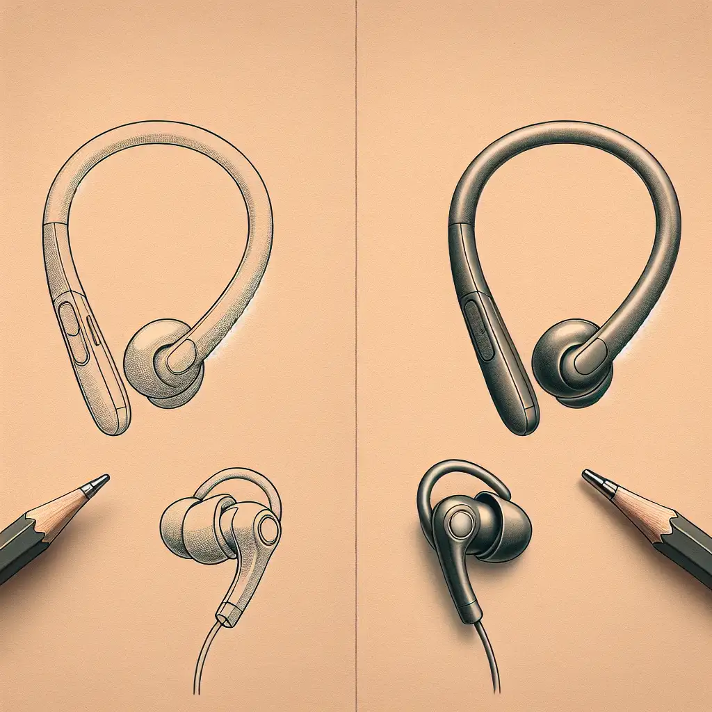 ¿Qué auriculares se ajustan mejor detrás de la oreja?