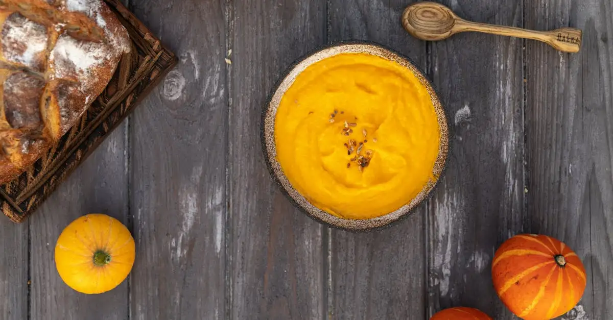 ¿Qué pan combina mejor con sopa de calabaza?
