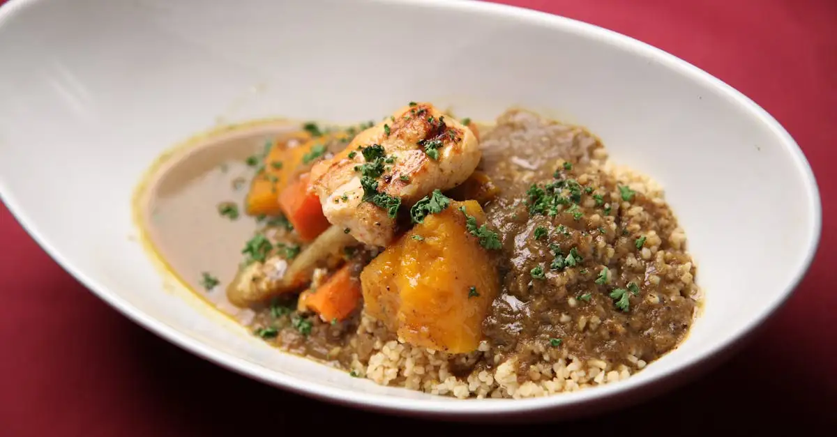 ¿Qué verduras combinar con pollo al curry? ¡Descúbrelas!