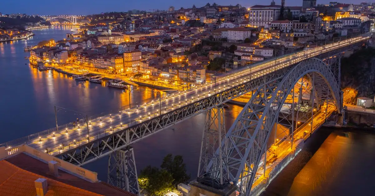 ¿Cuál es la ciudad portuguesa en el valle del Duero?
